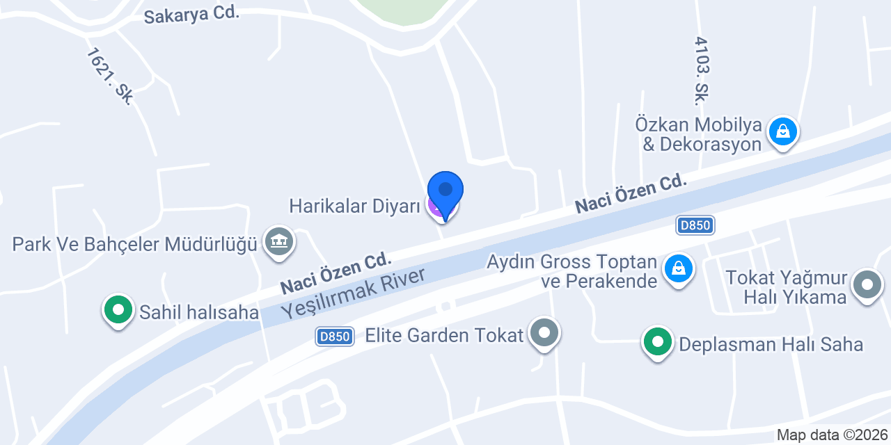 Harikalar Diyarı konumu