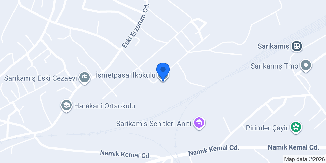 İsmetpaşa İlkokulu konumu