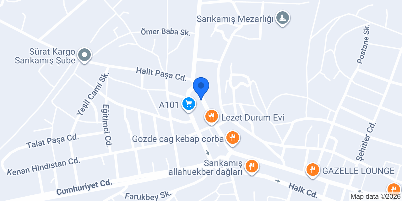 Aygaz Tüp Bayisi konumu