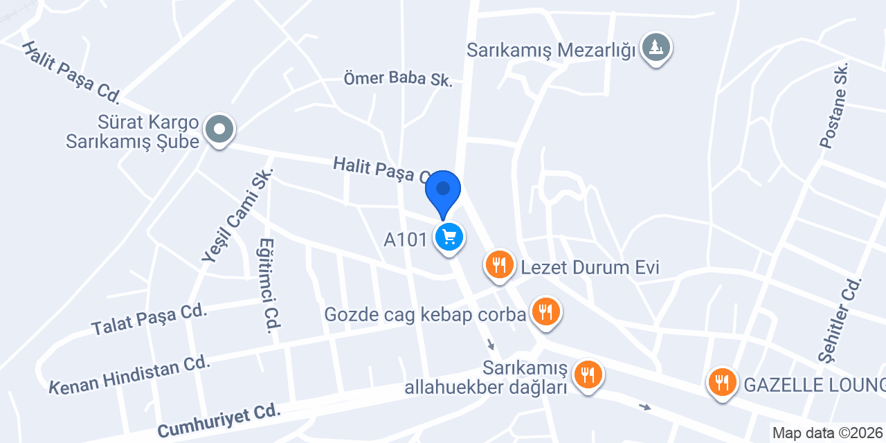 Aladağ Mobilya konumu
