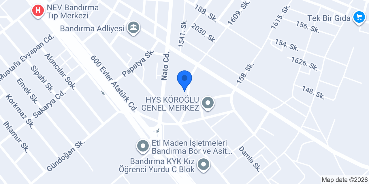 3EN Periyodik Kontrol Mühendislik konumu