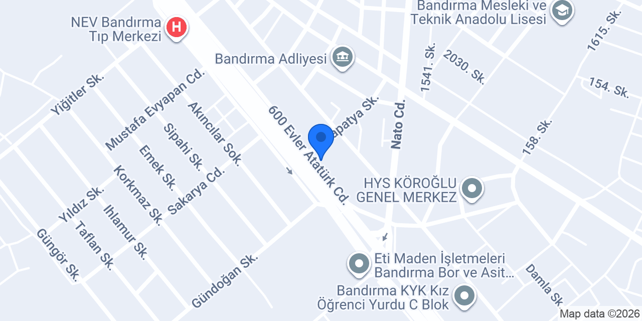 CLASS CATERİNG YEMEK SAN. ve TİC. LTD. ŞTİ. konumu