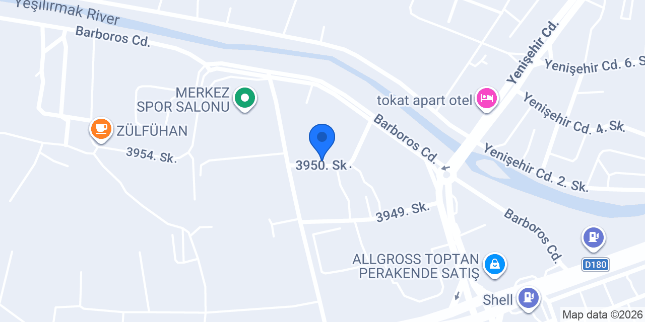 TOKAT SERHAT GIDA konumu