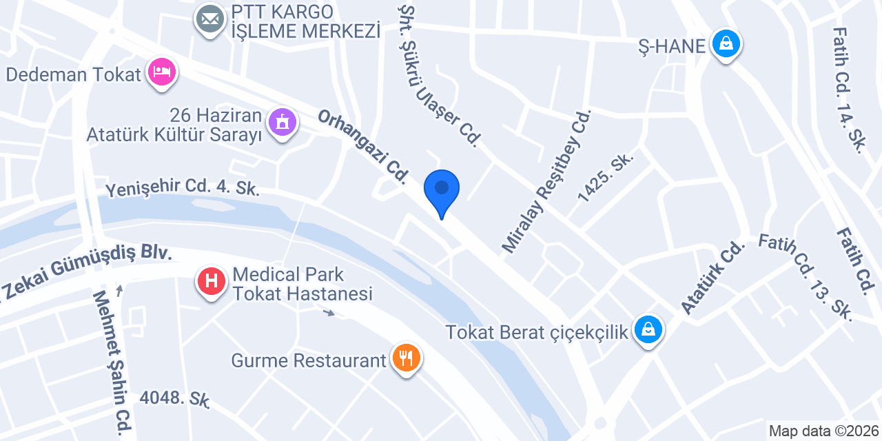 Özel Topçam Sürücü Kursu konumu
