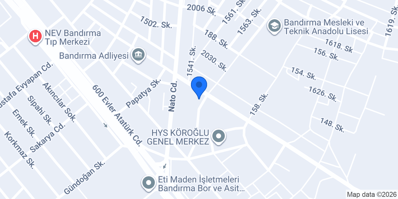 Deryâdil Psikolojik Danışmanlık Merkezi konumu