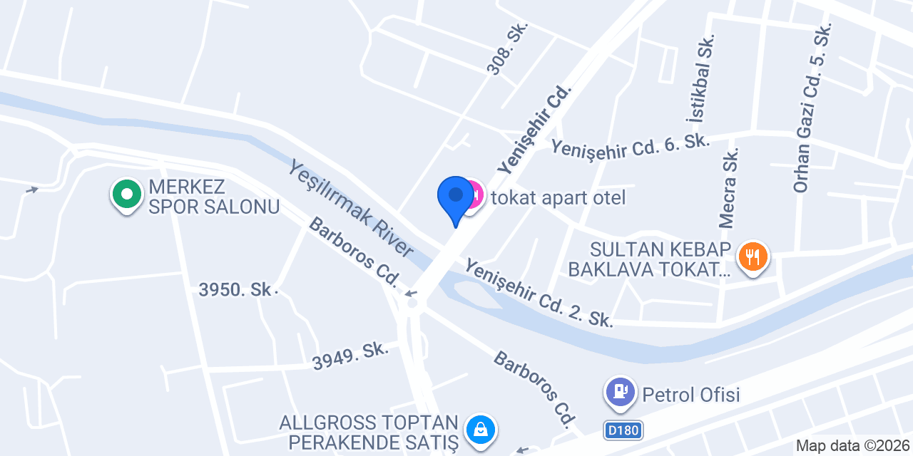 Tokat Masaj Salonu - Lea SPA konumu