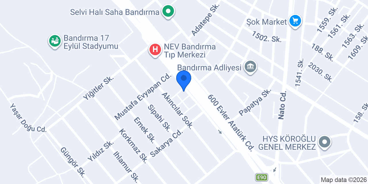 Menekşe Taksi konumu