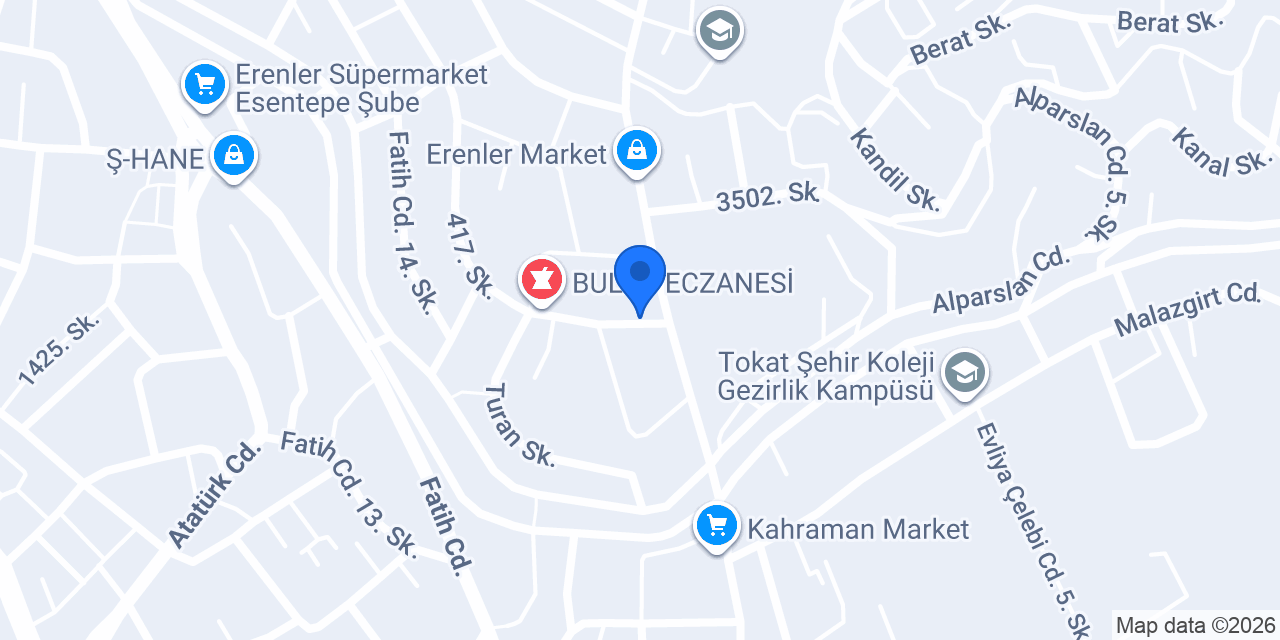 Çınar Eczanesi konumu
