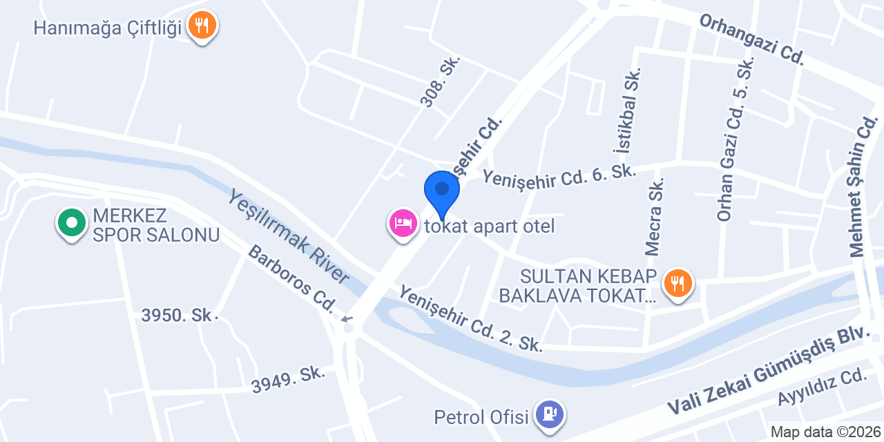 Tokat Alkan Kitabevi Müh.Tic.Ltd.Şti. konumu