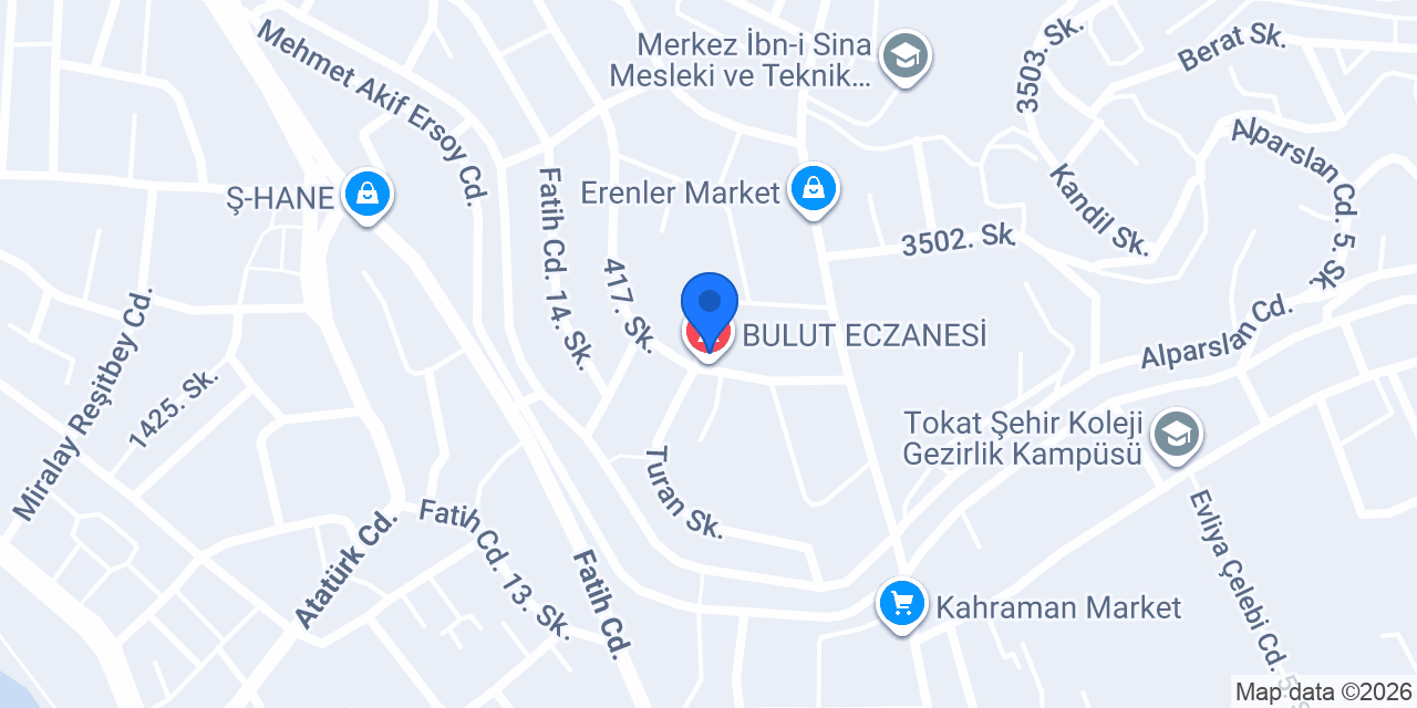 BULUT ECZANESİ konumu