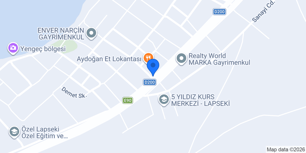 Gül Mobilya konumu