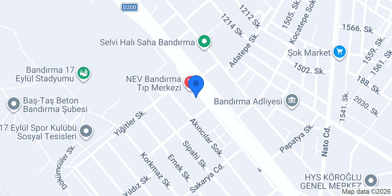 bandırma best hotel konumu