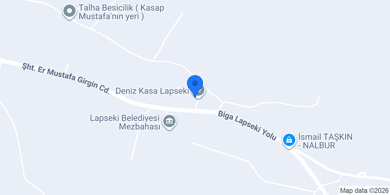 Deniz Kasa Lapseki konumu