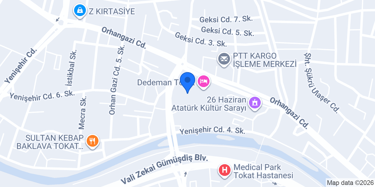 Sonax Tokat konumu