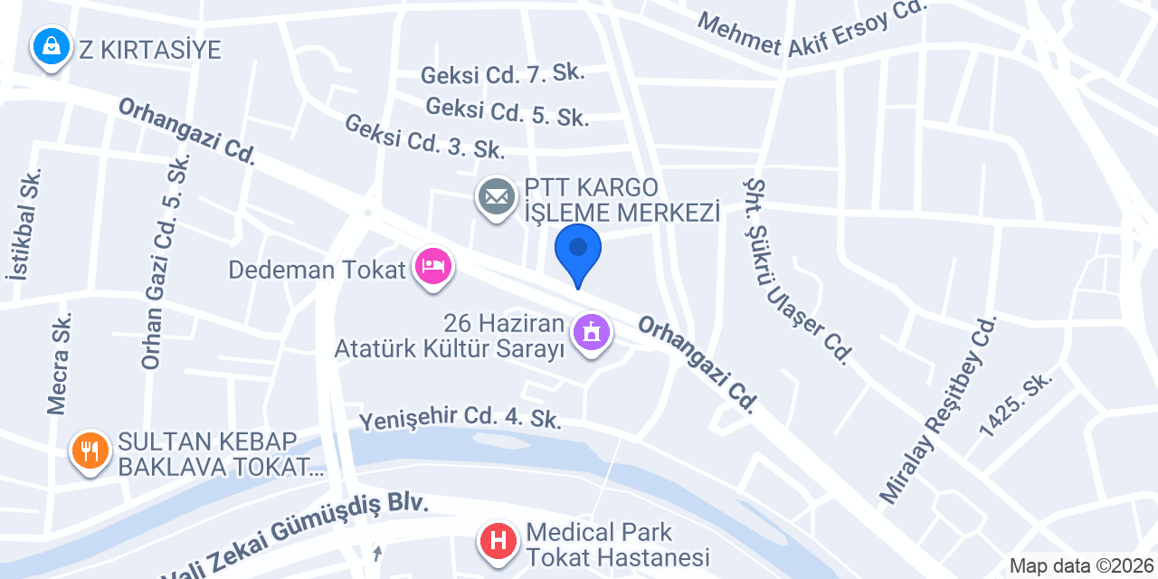 YAĞMUR ÇİCEKCİLİK TOKAT konumu