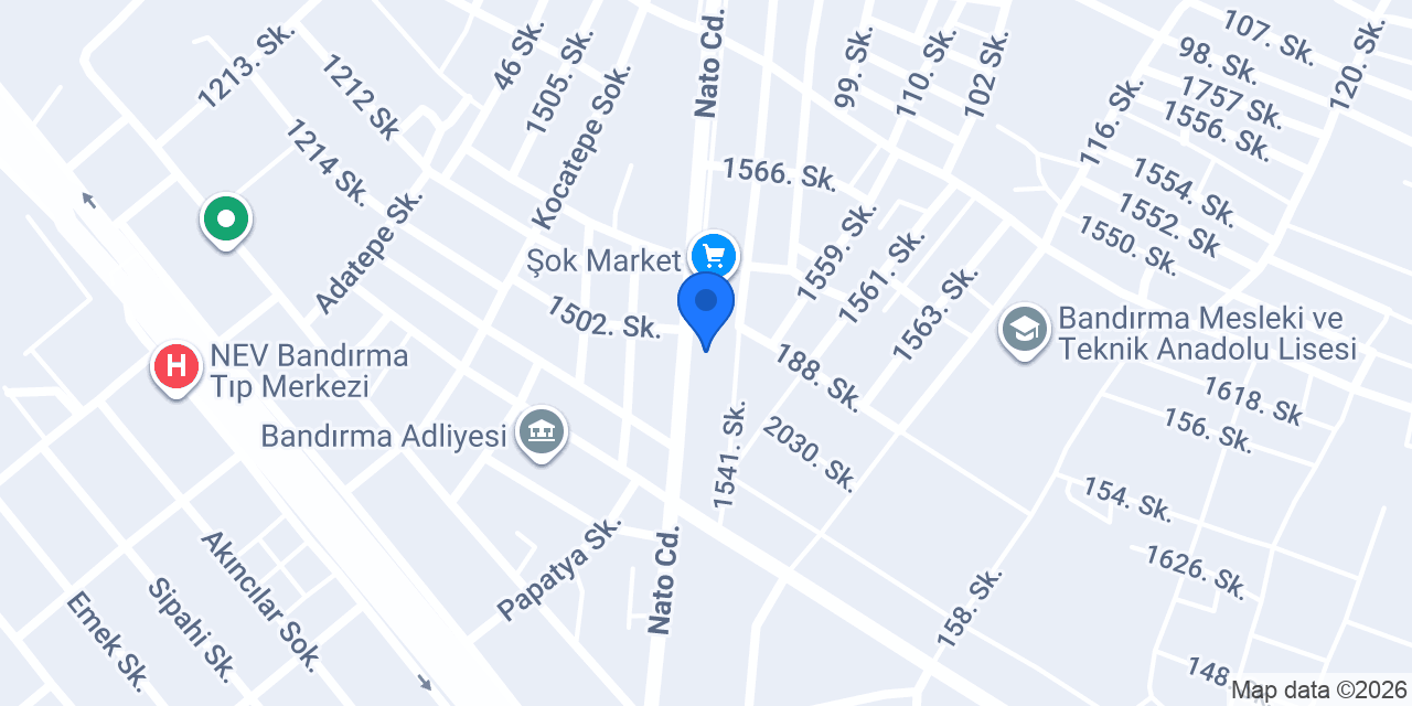 Pilot Garage Oto Ekspertiz Bandırma konumu