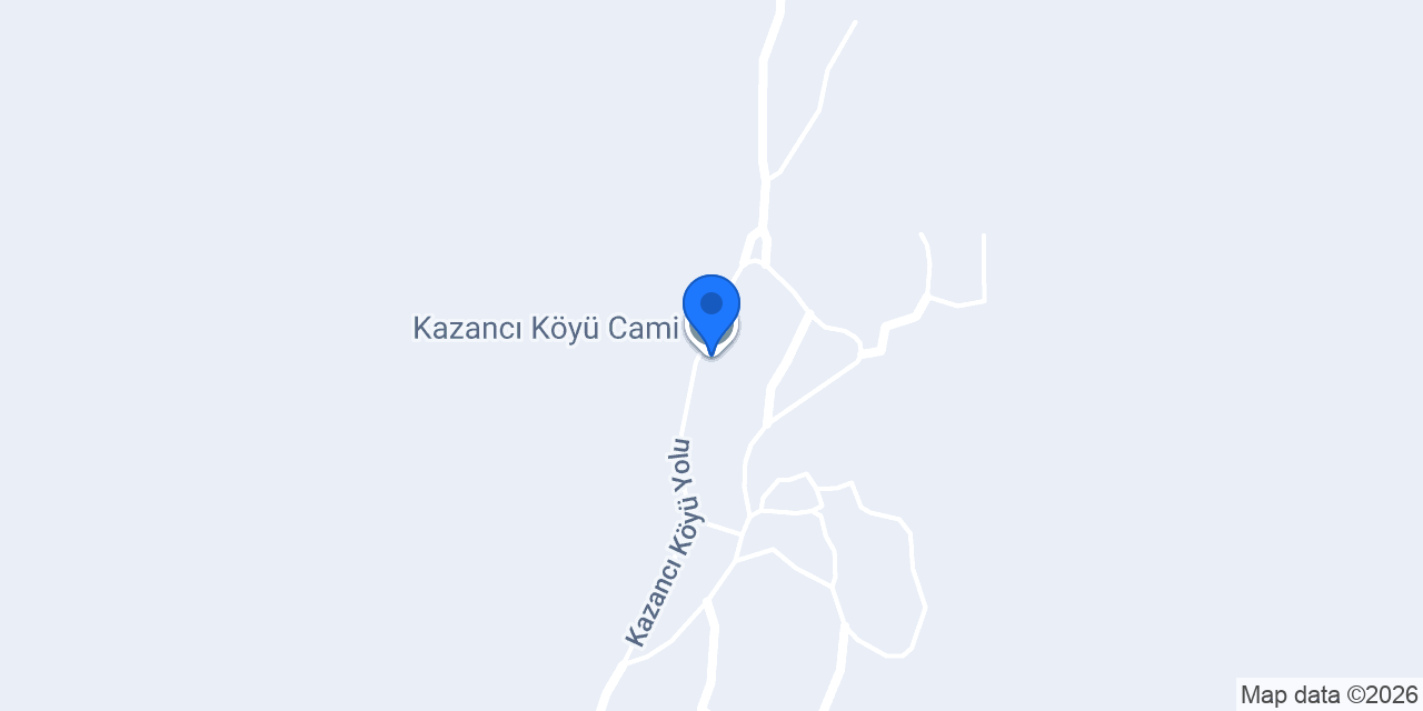 Kazancı Köyü Muhtarlığı konumu