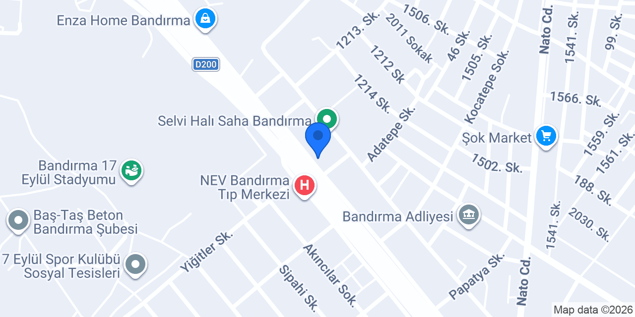 BNM ENDÜSTRİYEL ÇÖZÜMLER konumu
