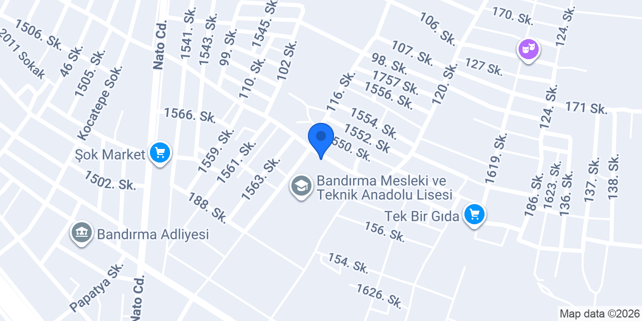 Osman Şekercioğlu 5 Nolu So konumu