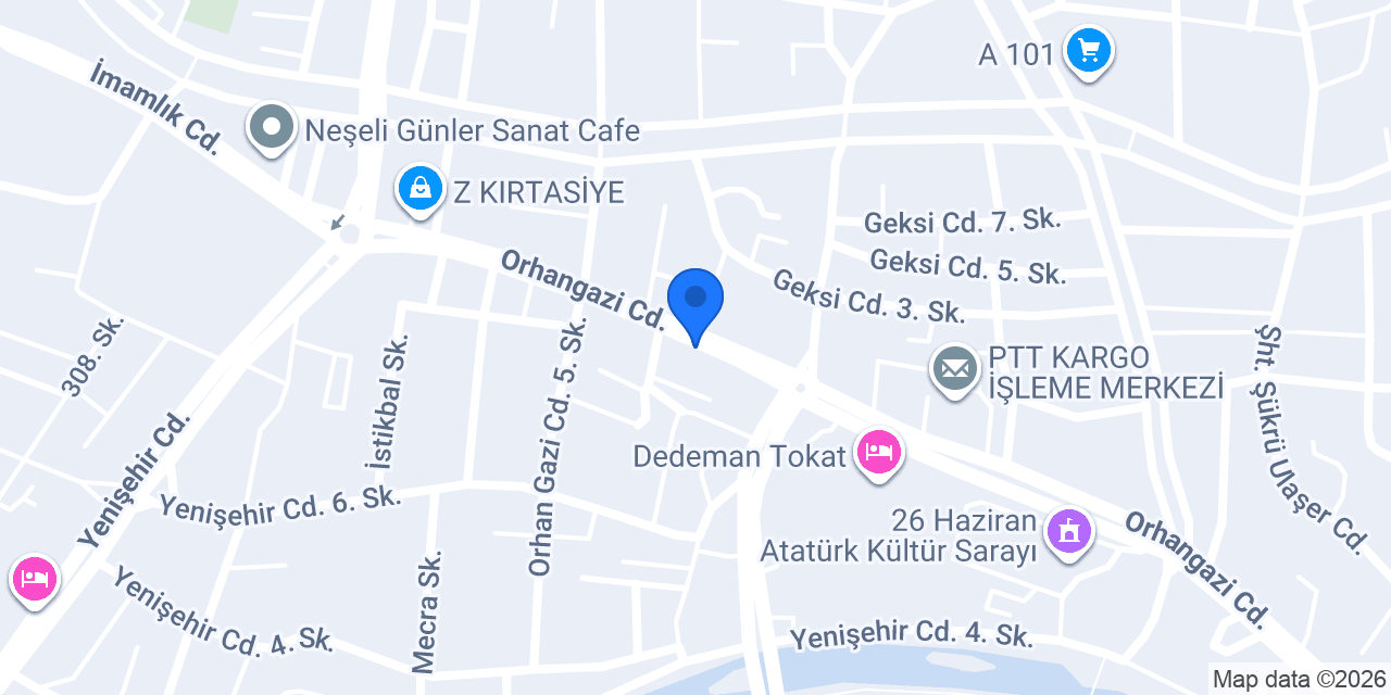 Anatolian Bakım Merkezi konumu