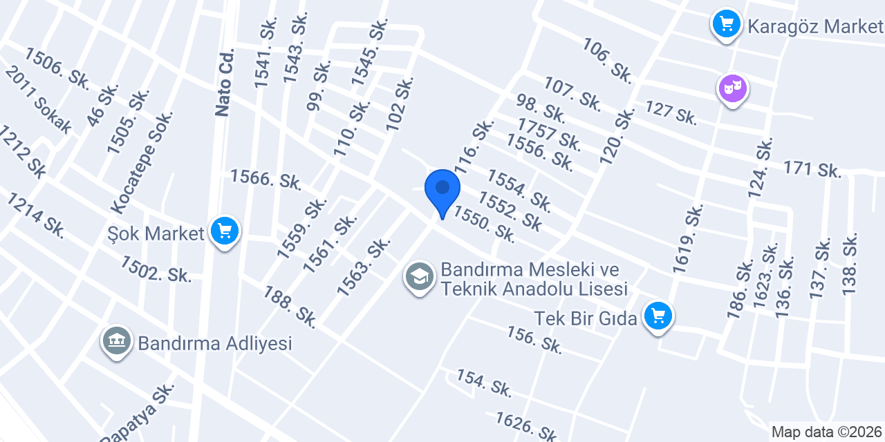 100. Yıl Eczanesi konumu