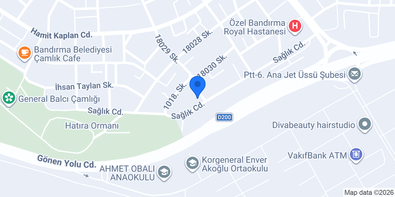 Bandırma Ecem Baby Spa konumu