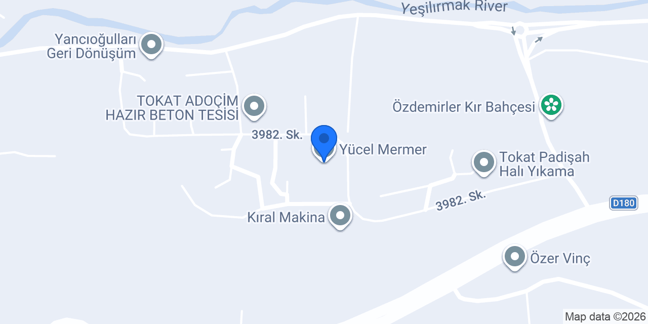 Yücel Mermer konumu