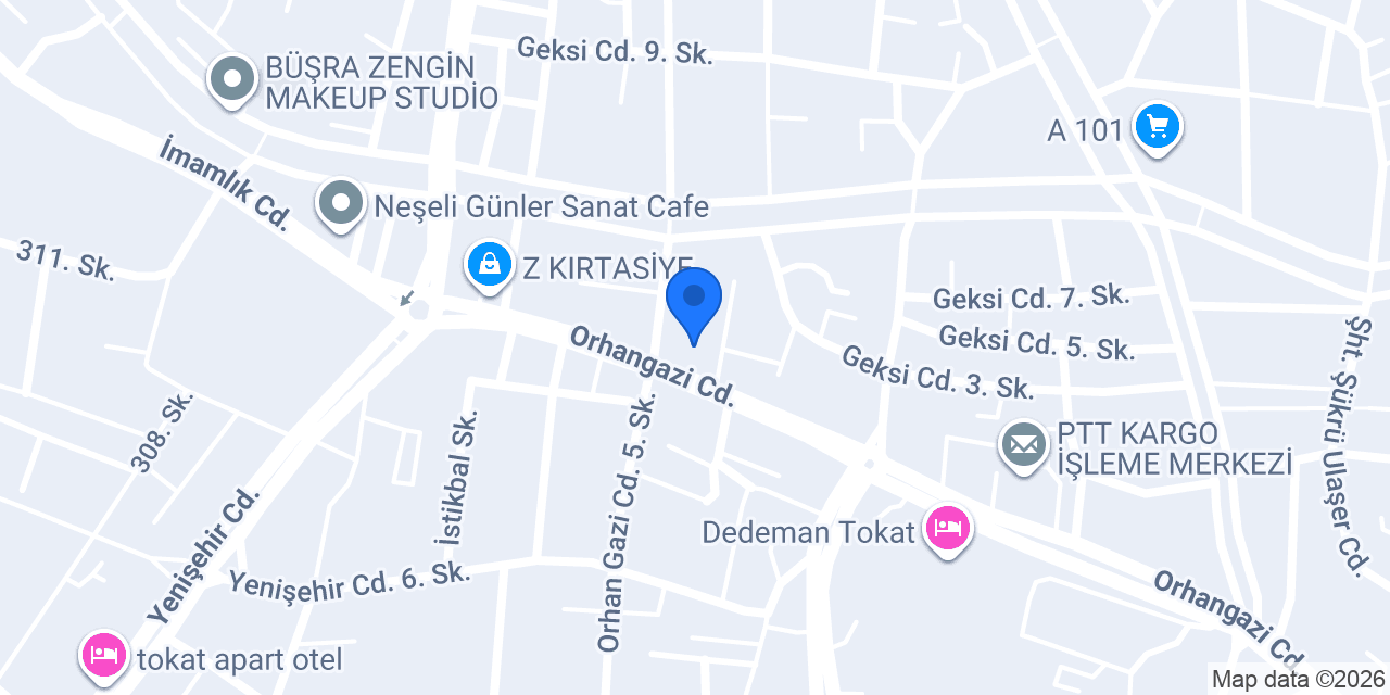 Tusdata Tokat konumu
