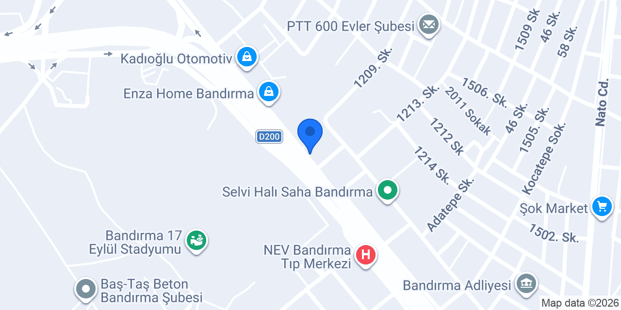 Kövmen oto yıkama konumu