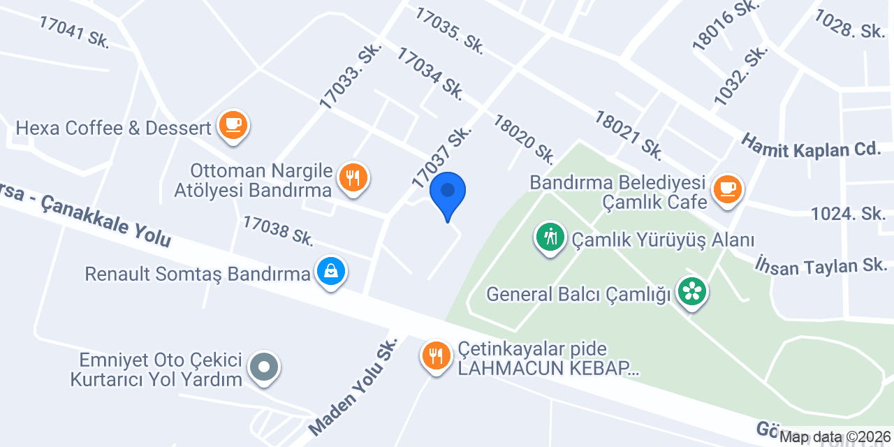 Marmara Halı Saha konumu