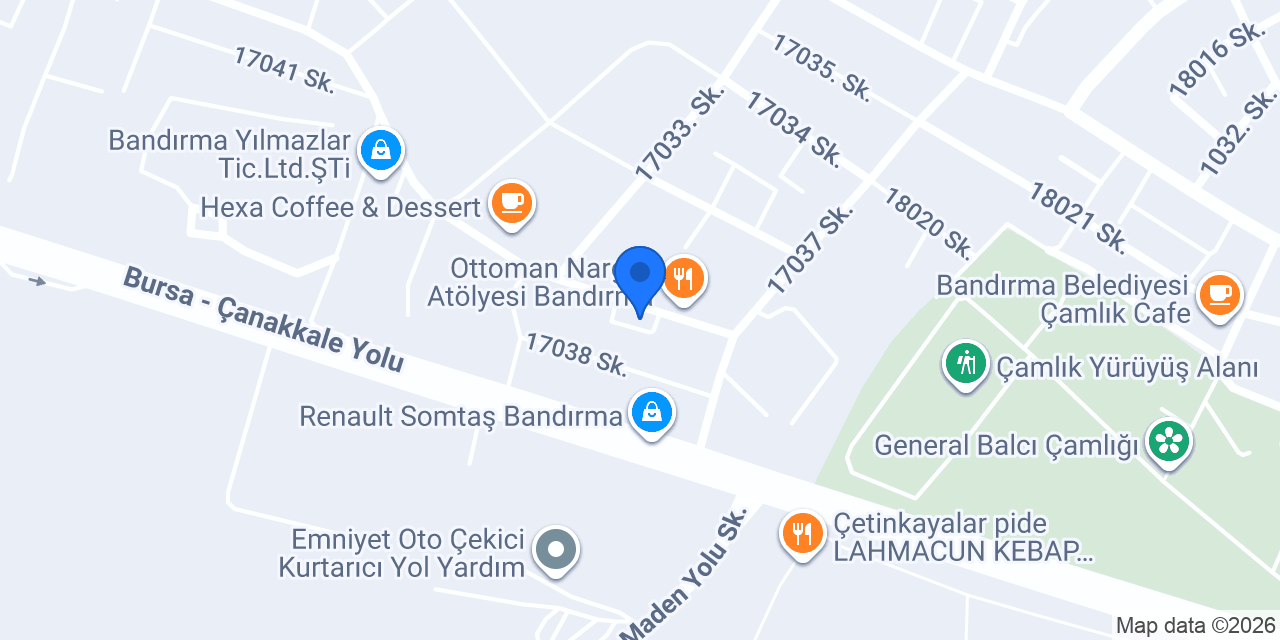 Komagene Etsiz Çiğ Köfte konumu