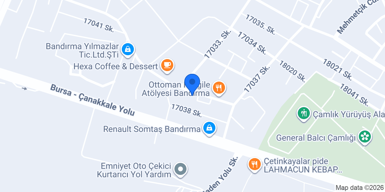 NO:9 Paradox Fine Art Coffee Bandırma konumu