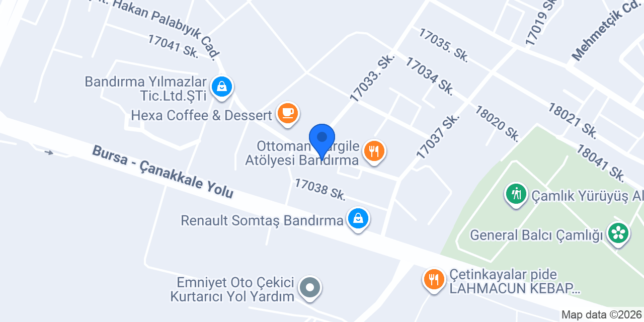 Fıstıkzadem Künefe Katmer konumu