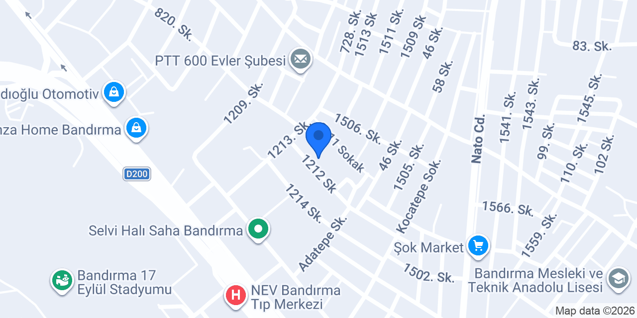 Onur Kuz Yapı Tasarım konumu