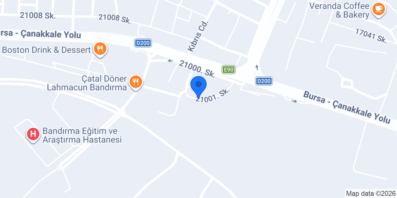 BANDIRMA DOĞA KOLEJİ konumu