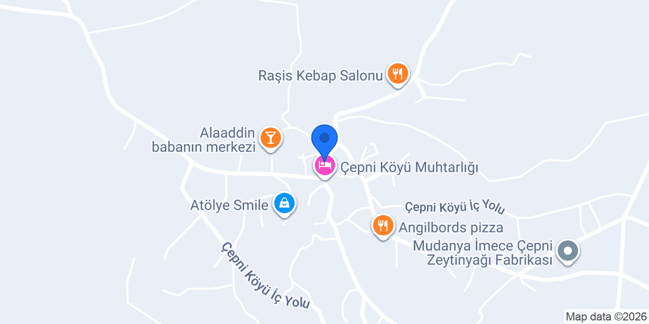 Çepni İlkokulu konumu
