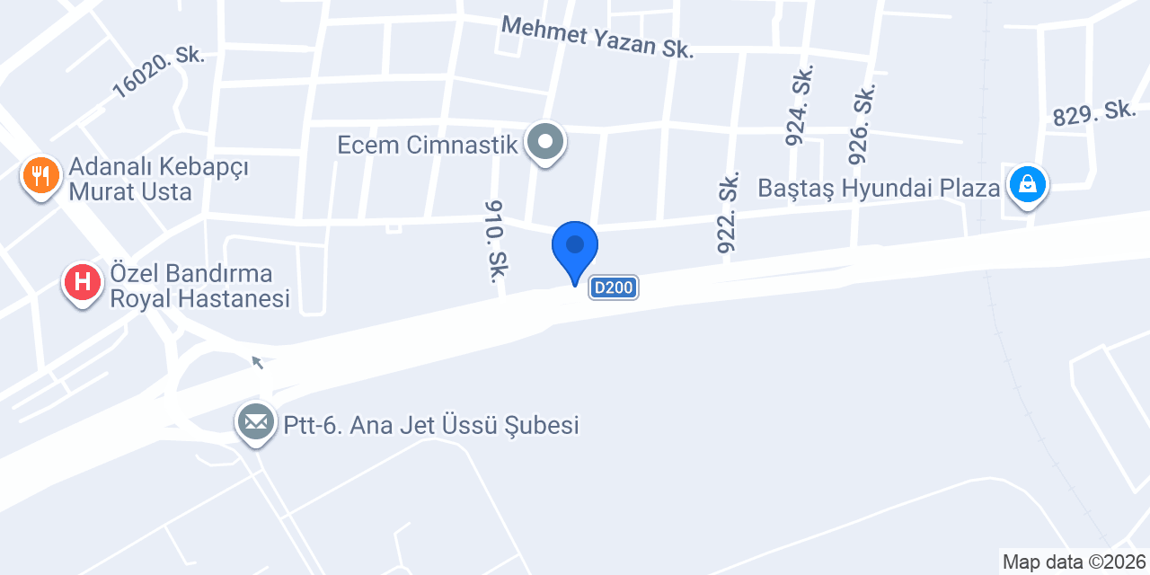 AFEM MOTORLU ARAÇLAR konumu