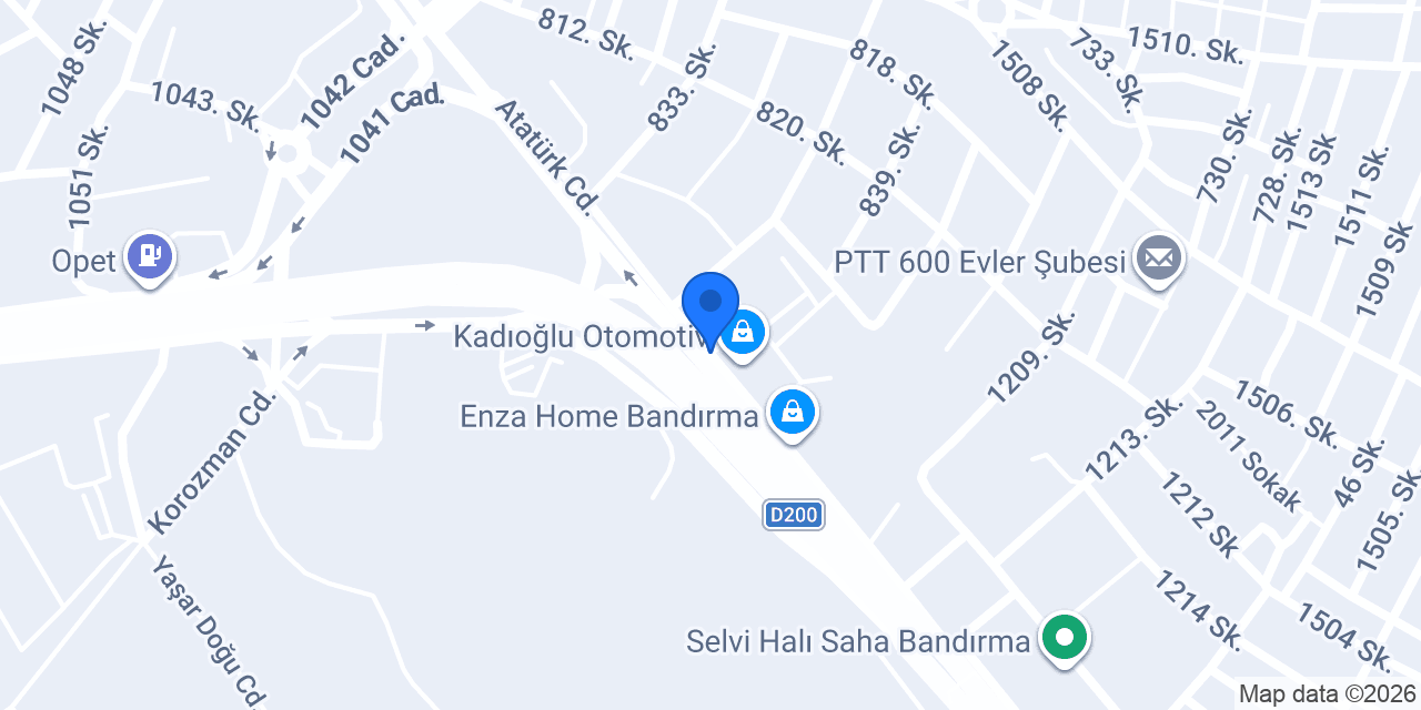Maratem Temizlik konumu