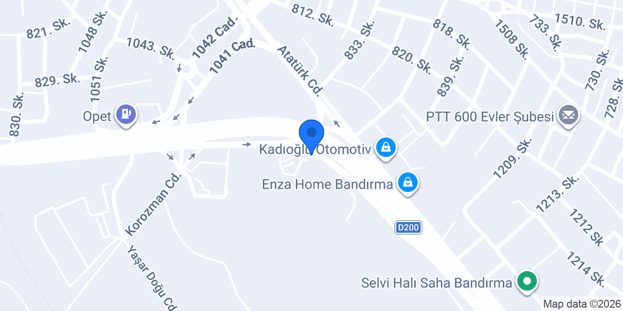 GK AUTO konumu