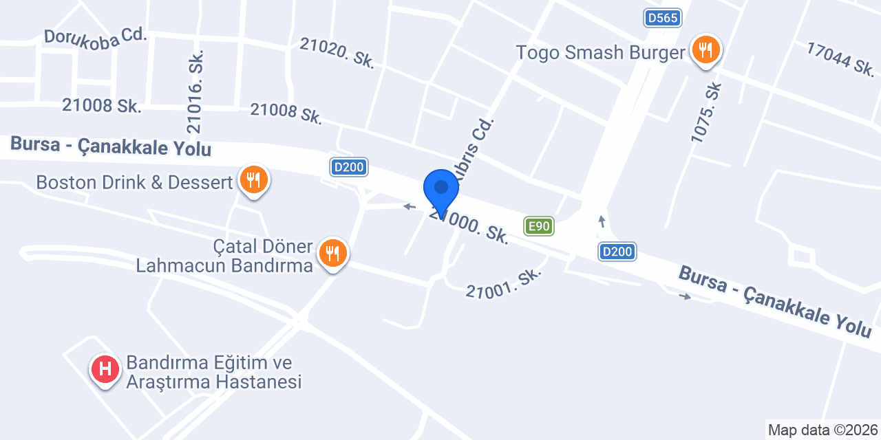 Başaranlar Mobilya konumu