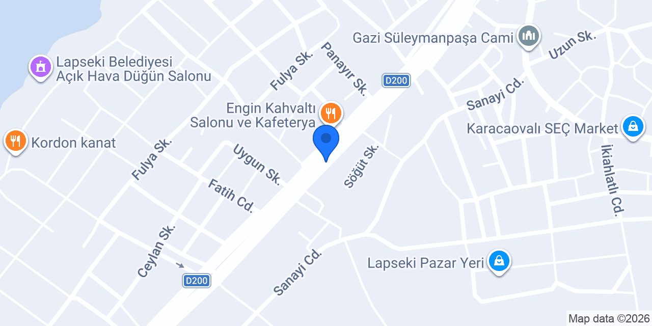 ENGİN MARKET konumu
