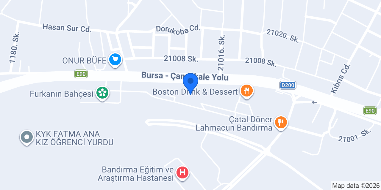Capuchin Bandırma konumu
