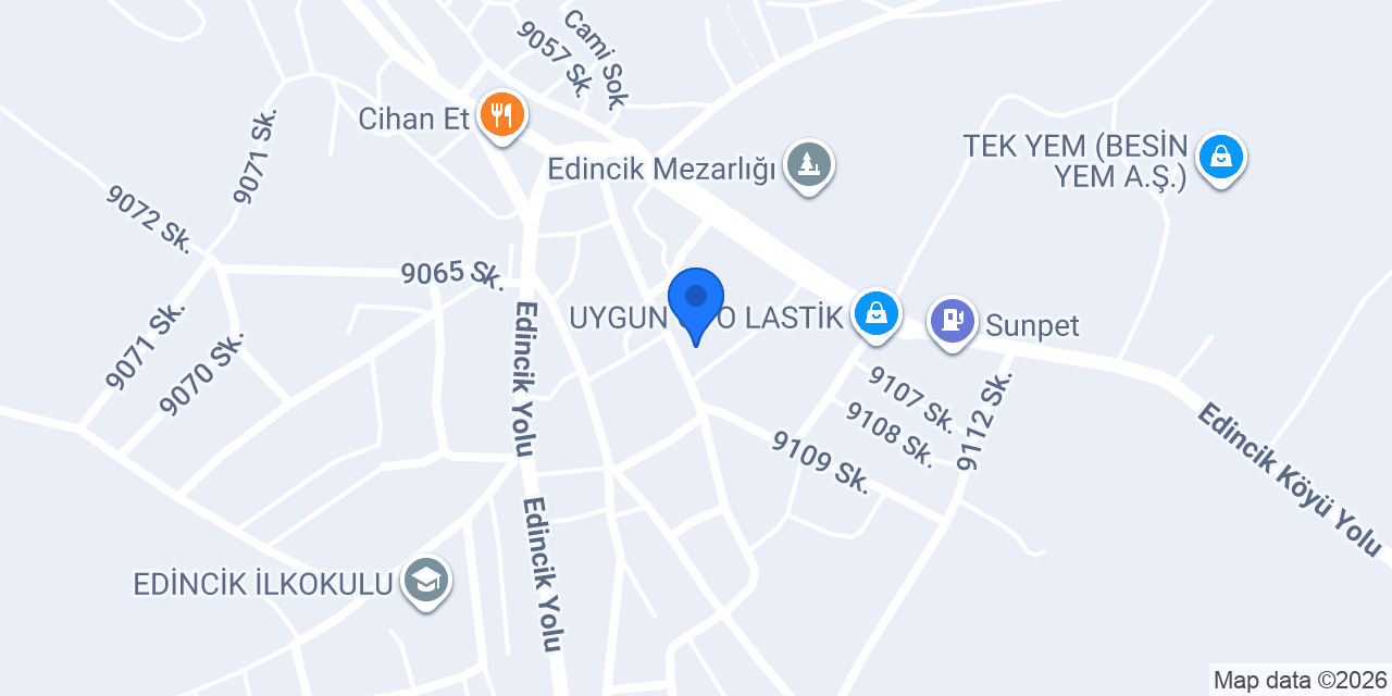 Ptt-edincik Şubesi konumu