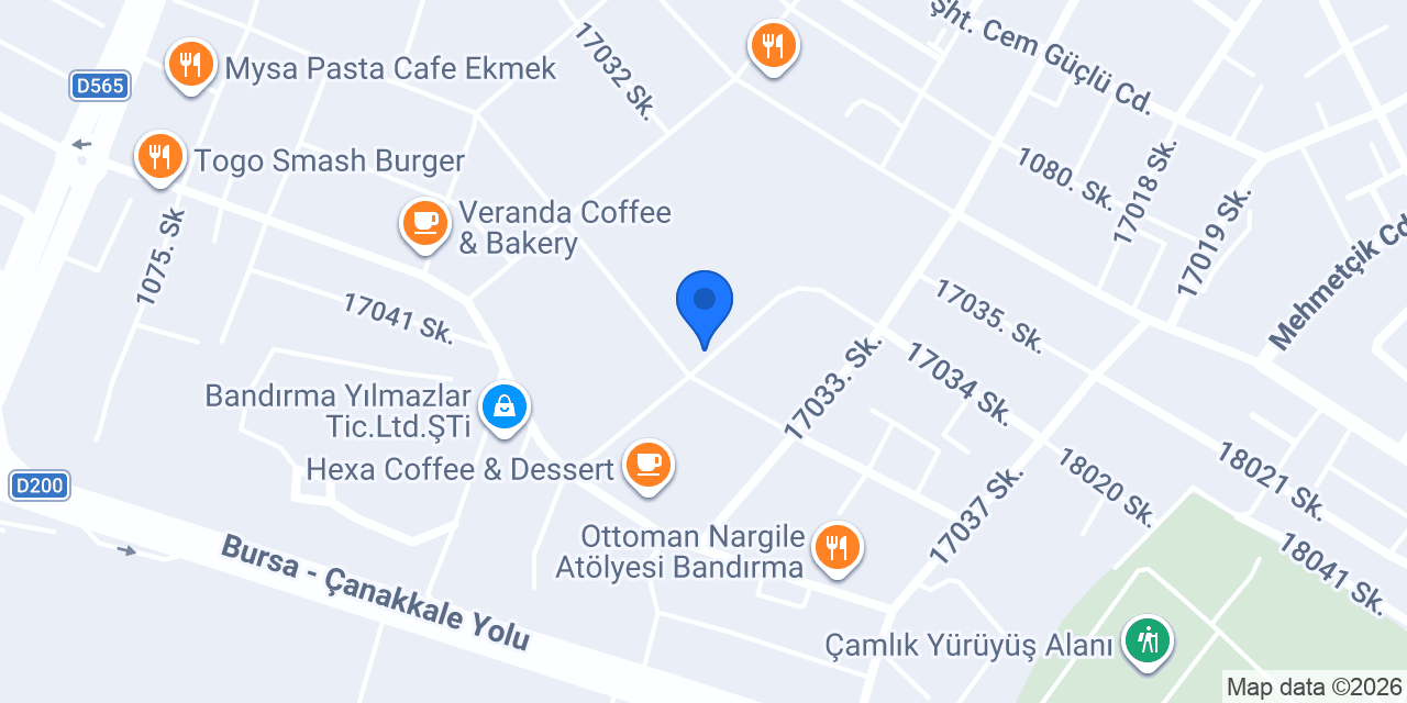 BANDIRMA TENİS KULÜBÜ konumu