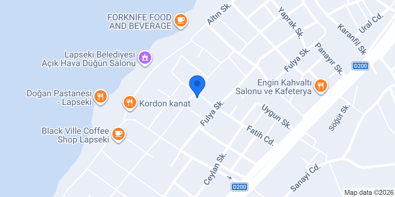 ORÇIN APART OTEL konumu