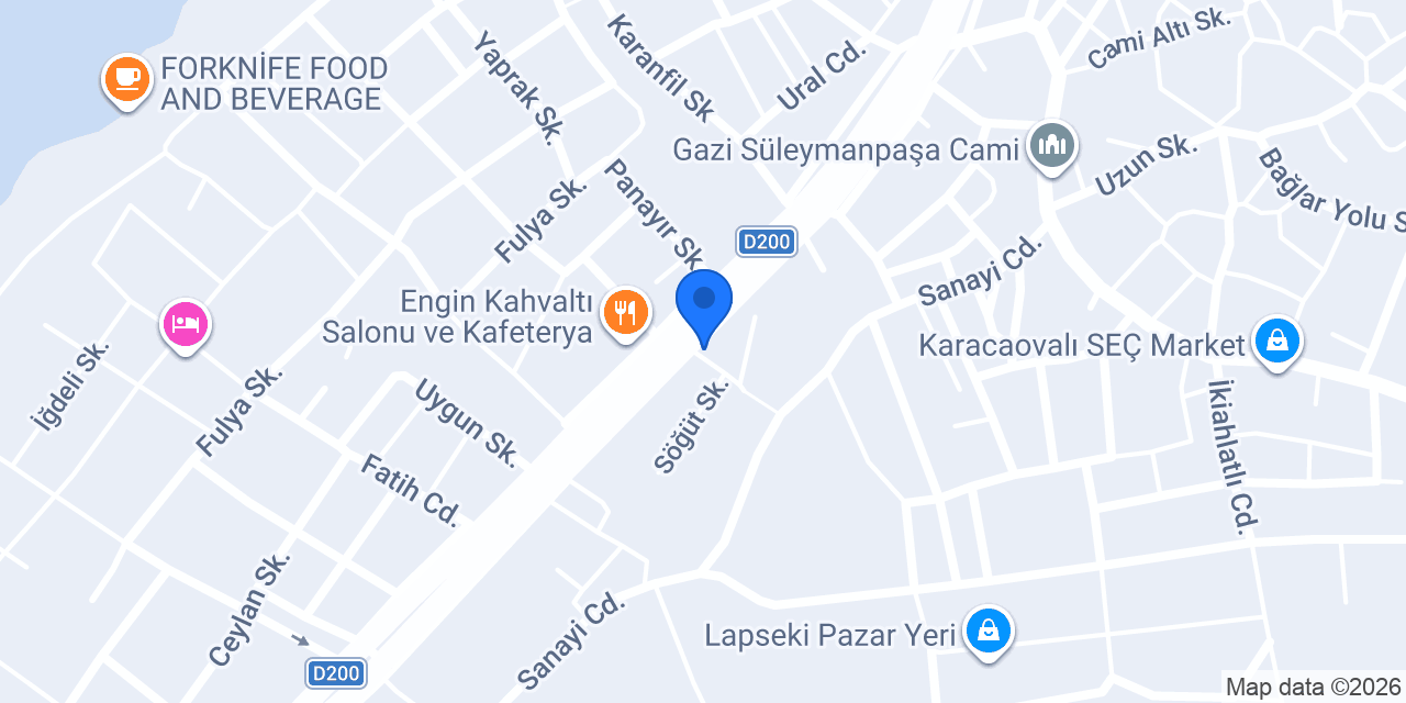 Perdeci konumu