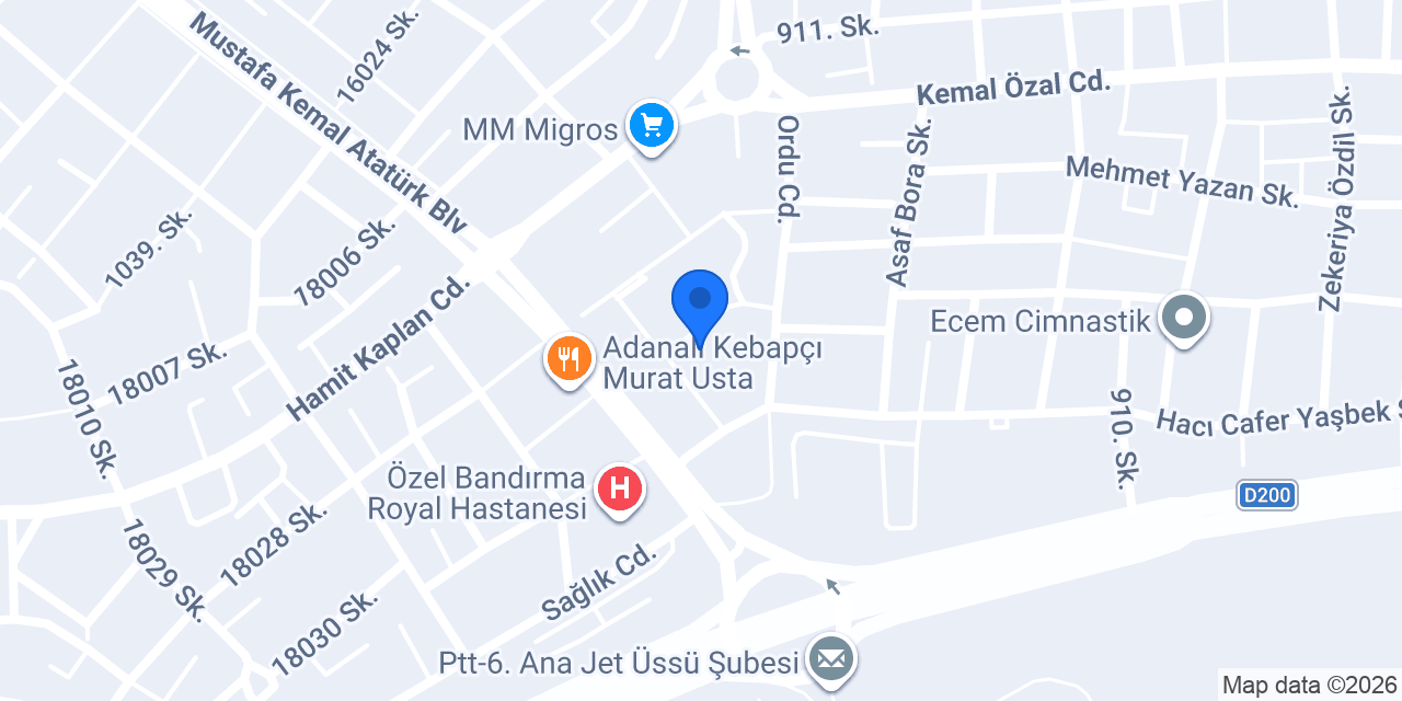 Çiçek Taksi konumu