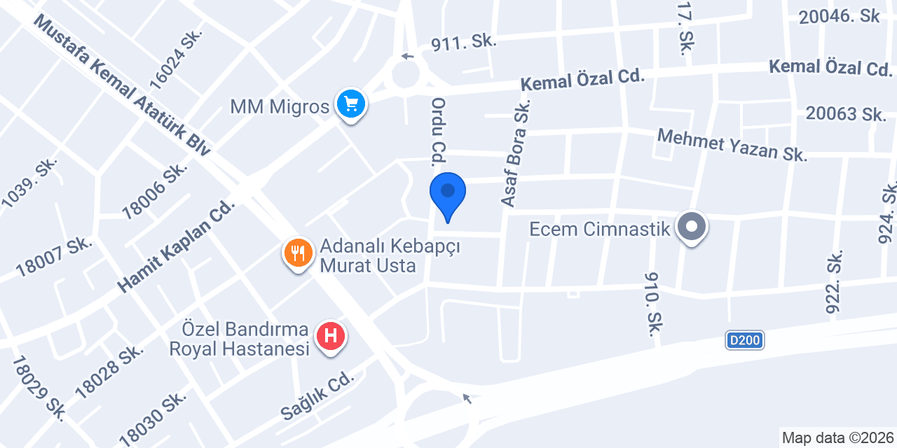 Kaplan Otomotiv konumu