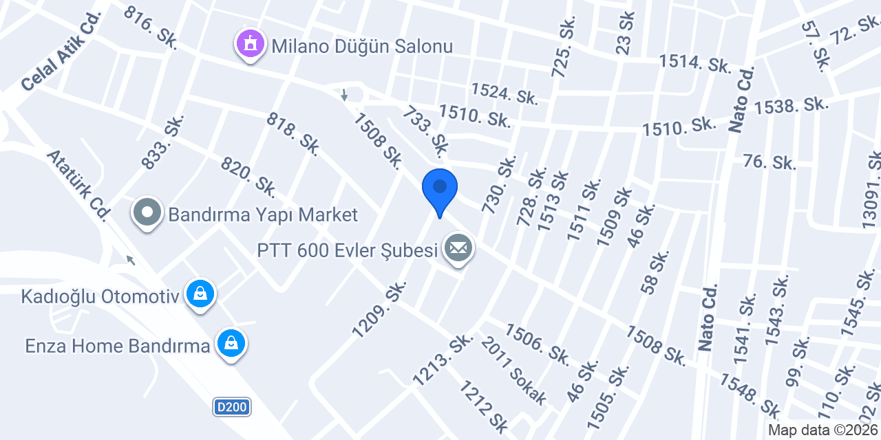Omega Balık Evi konumu