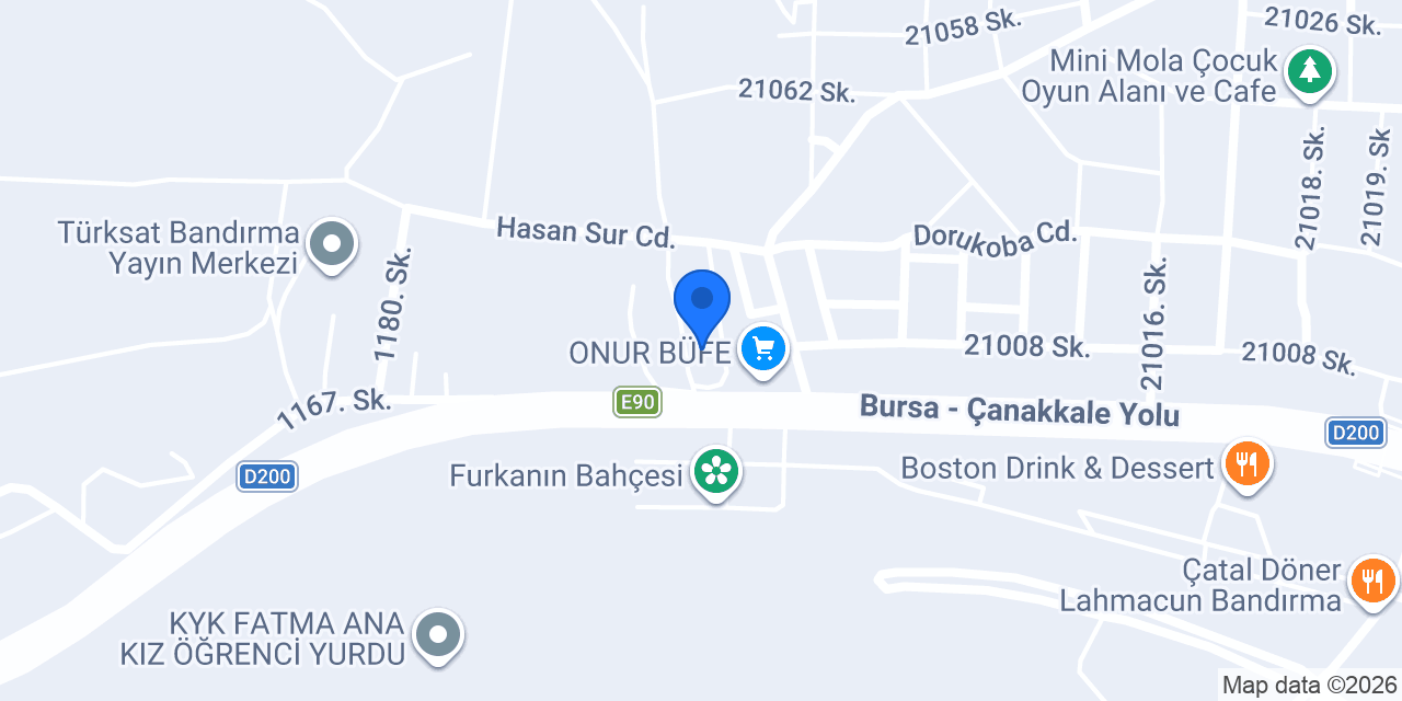 BANDIRMA TEL ÇİT konumu